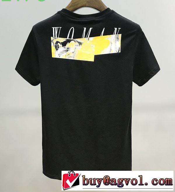 人気を集め2色可選 Off-Whiteこの時期の一番人気はオフホワイト 半袖/Tシャツ 2020年春限定