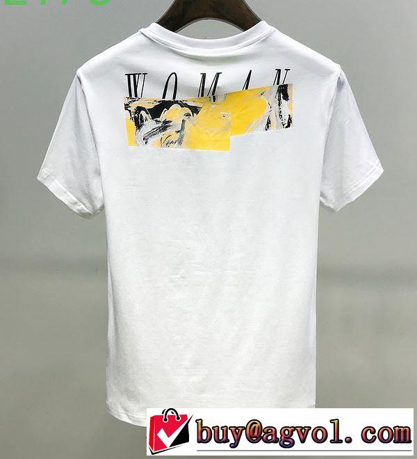 人気を集め2色可選 Off-Whiteこの時期の一番人気はオフホワイト 半袖/Tシャツ 2020年春限定