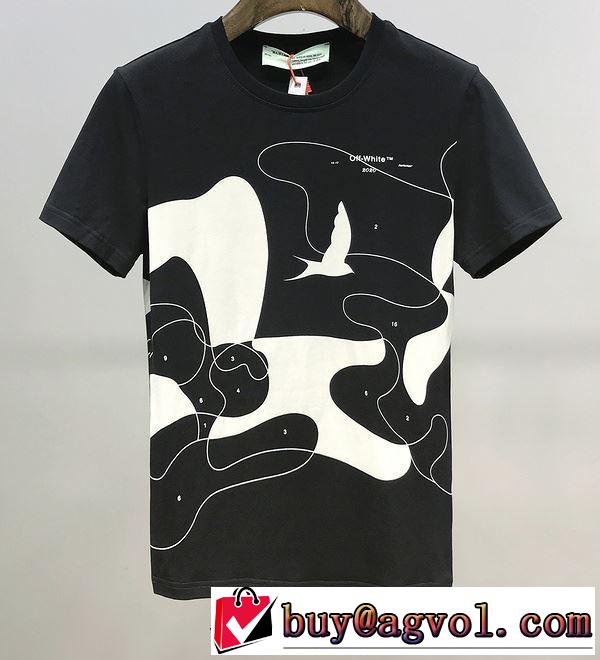2色可選 2020年春夏コレクション Off-White オフホワイト 普段使いにも最適なアイテム 半袖/Tシャツ