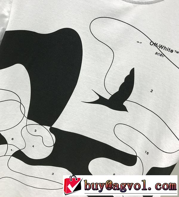 2色可選 2020年春夏コレクション Off-White オフホワイト 普段使いにも最適なアイテム 半袖/Tシャツ