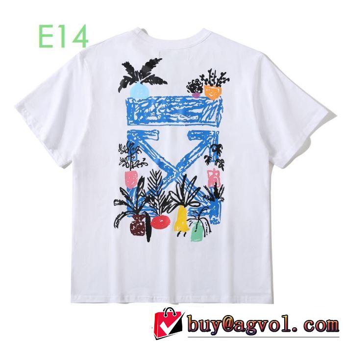 2色可選 Off-White オフホワイト 2020モデル 半袖/Tシャツ 驚きのプライス ストリート系に大人気