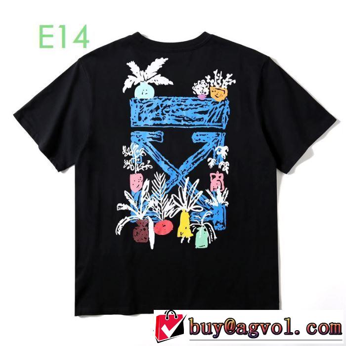 2色可選 Off-White オフホワイト 2020モデル 半袖/Tシャツ 驚きのプライス ストリート系に大人気
