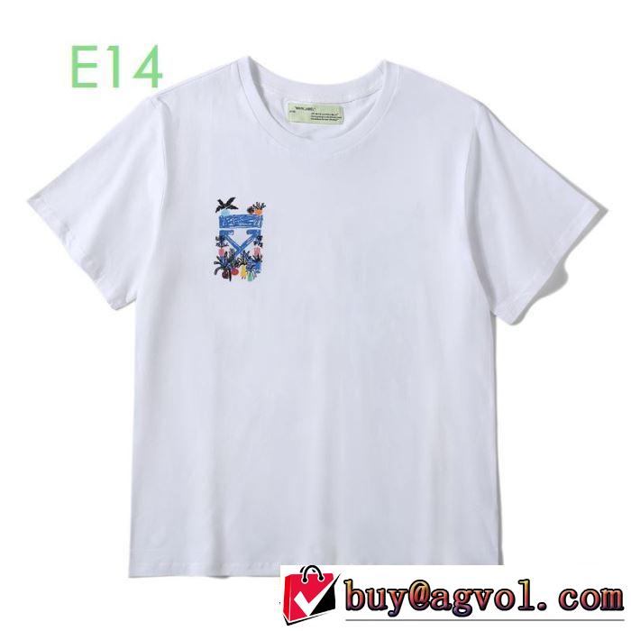 2色可選 Off-White オフホワイト 2020モデル 半袖/Tシャツ 驚きのプライス ストリート系に大人気