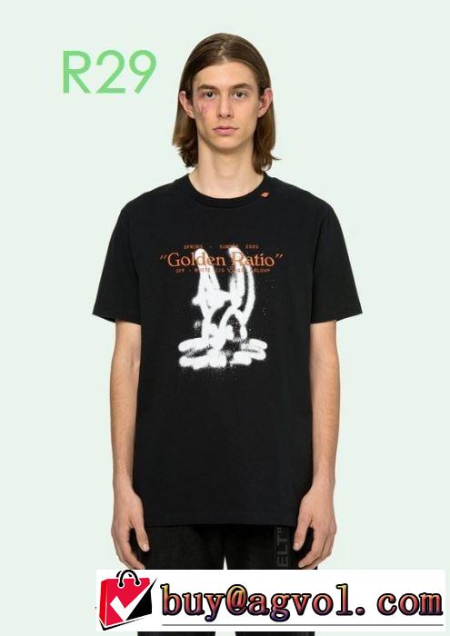 2色可選ランキング1位20新作です  Off-White オフホワイト 半袖/Tシャツ 価格も嬉しいアイテム