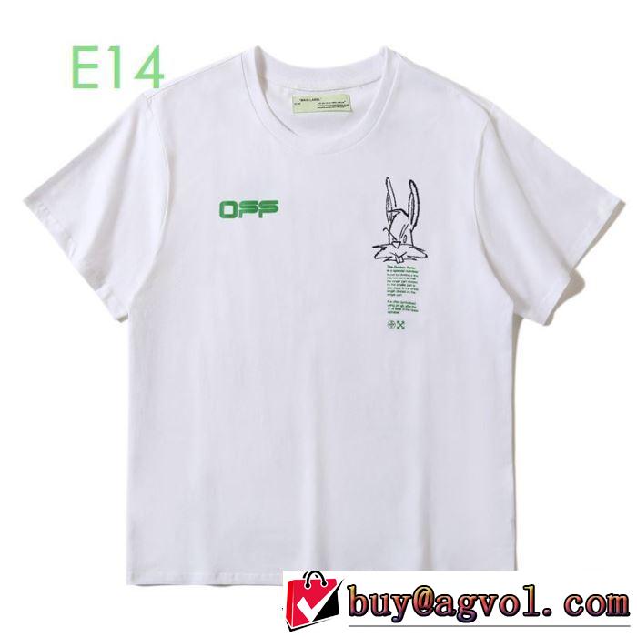 上品に着こなせ  2色可選 Off-White オフホワイト 通勤通学どちらでも使え 半袖/Tシャツ2020SS人気