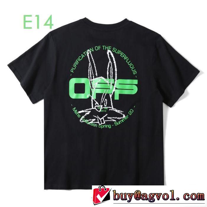 上品に着こなせ  2色可選 Off-White オフホワイト 通勤通学どちらでも使え 半袖/Tシャツ2020SS人気