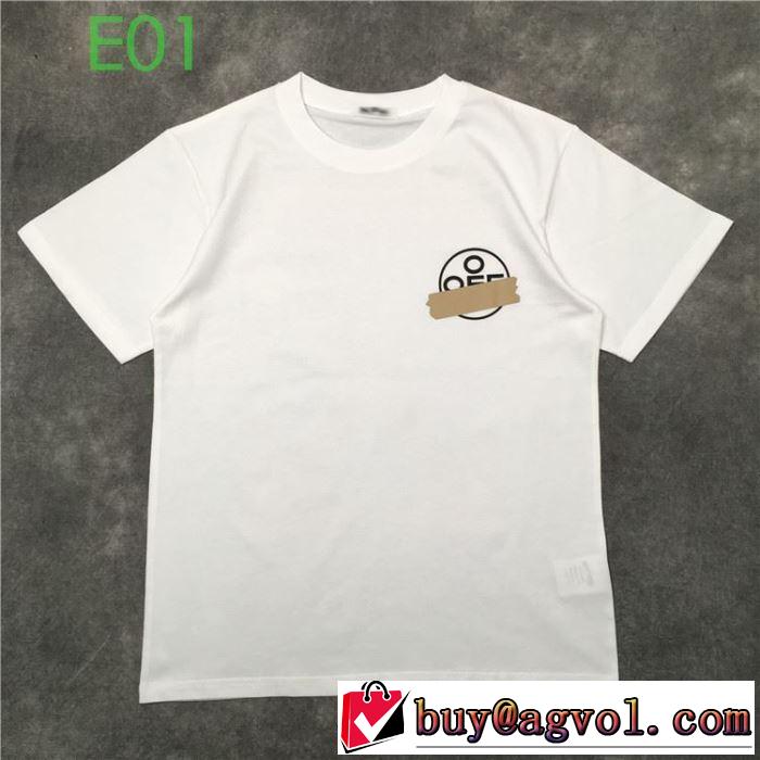 3色可選2年以上連続１位獲得 Off-White  2020モデル オフホワイト 半袖/Tシャツ 使いやすい新品