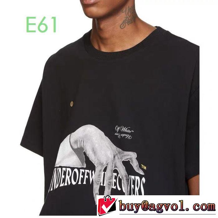 上品に着こなせ 2色可選 Off-White オフホワイト 2020SS人気 半袖/Tシャツ 春夏コレクション新品