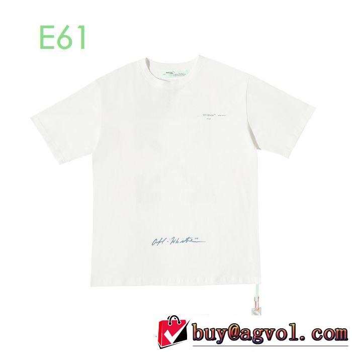 世界共通のアイテム 2色可選 Off-White オフホワイト20新作です 半袖/Tシャツ 価格帯が低い
