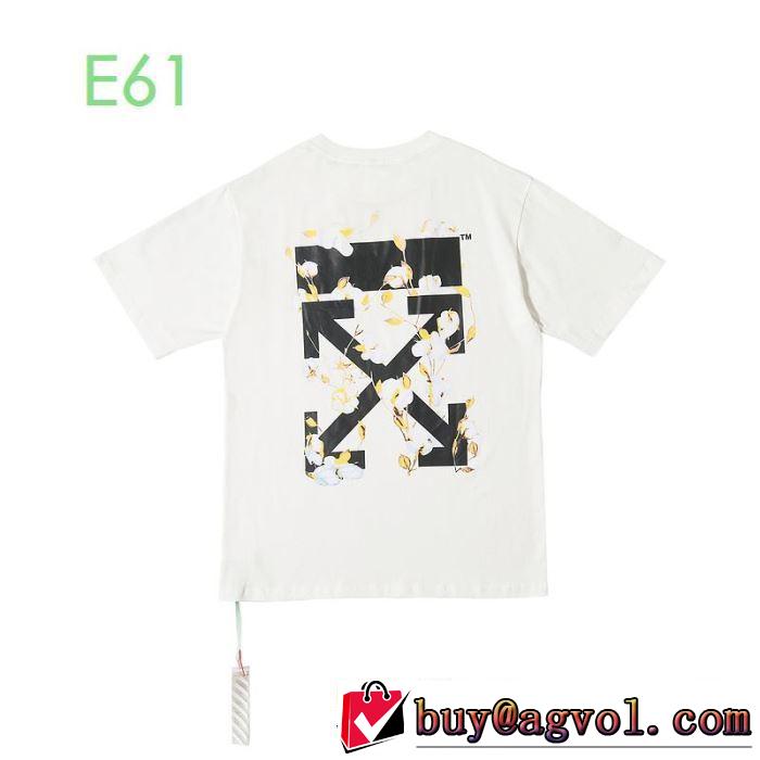 2020SS人気 2色可選 Off-Whiteおしゃれ刷新に役立つ オフホワイト 半袖/Tシャツ エレガントな雰囲気