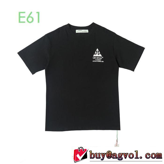 2020SS人気 2色可選 Off-Whiteおしゃれ刷新に役立つ オフホワイト 半袖/Tシャツ エレガントな雰囲気