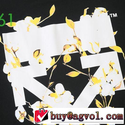 2020SS人気 2色可選 Off-Whiteおしゃれ刷新に役立つ オフホワイト 半袖/Tシャツ エレガントな雰囲気