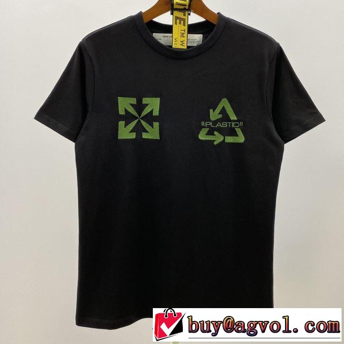 限定アイテムが登場 2色可選半袖/Tシャツ 2020春新作 Off-White オフホワイト