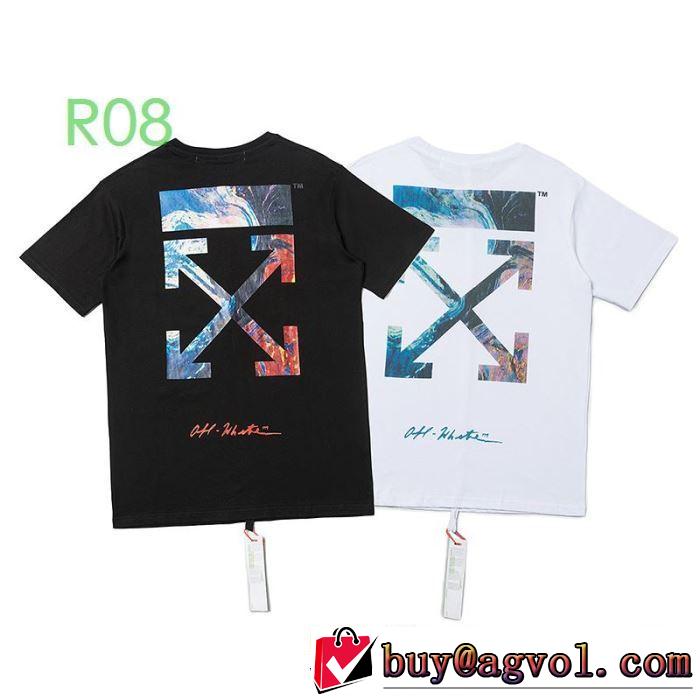 春夏コレクション新品 2色可選  半袖/Tシャツ大幅割引価格 2020モデル Off-White オフホワイト