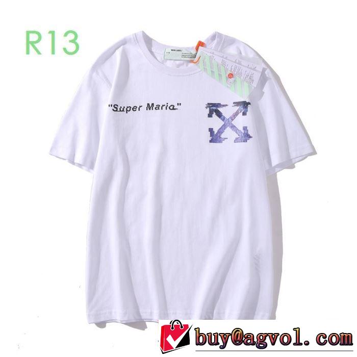 オフホワイト 2色可選 Off-White 半袖/Tシャツ春夏コレクション新品 2020年春夏コレクション