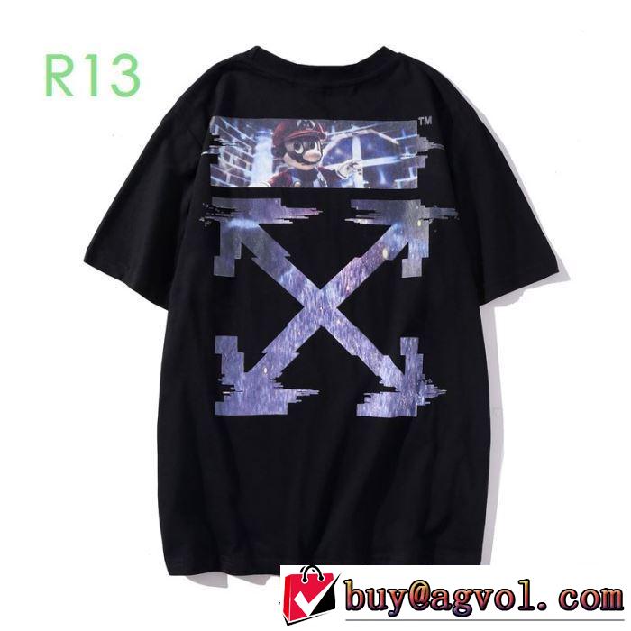 オフホワイト 2色可選 Off-White 半袖/Tシャツ春夏コレクション新品 2020年春夏コレクション