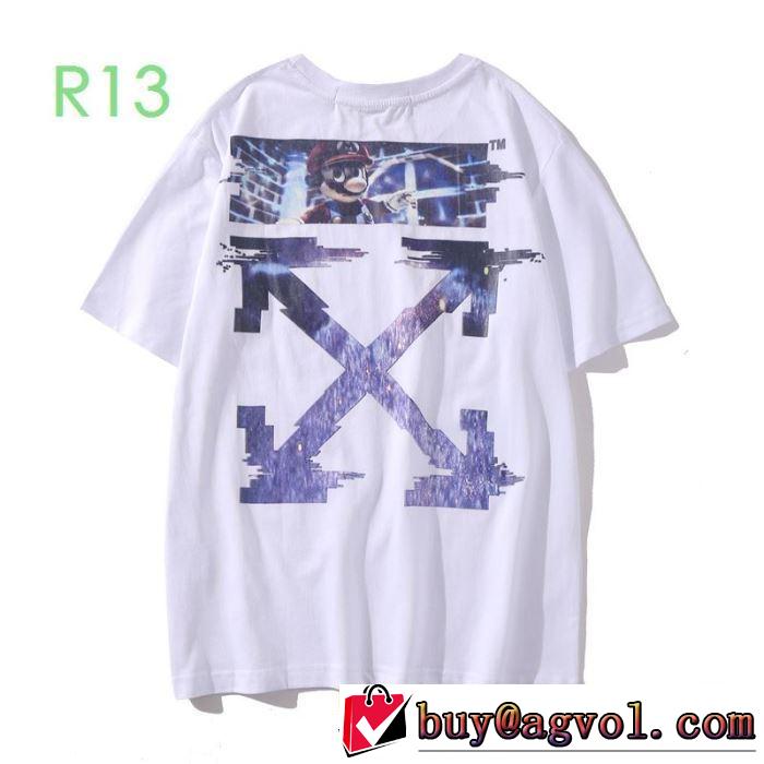 オフホワイト 2色可選 Off-White 半袖/Tシャツ春夏コレクション新品 2020年春夏コレクション
