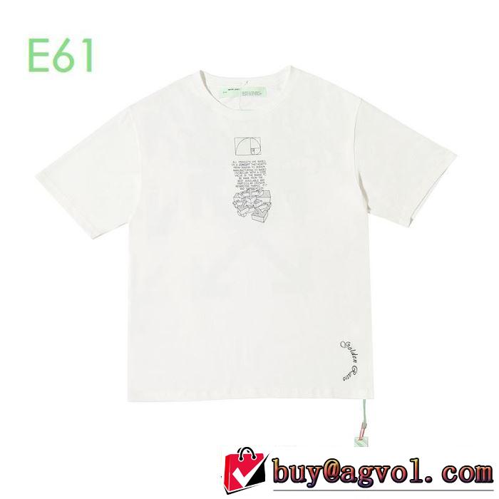 オフホワイト 2色可選  2020モデル 半袖/Tシャツ おしゃれに大人の必見  Off-White