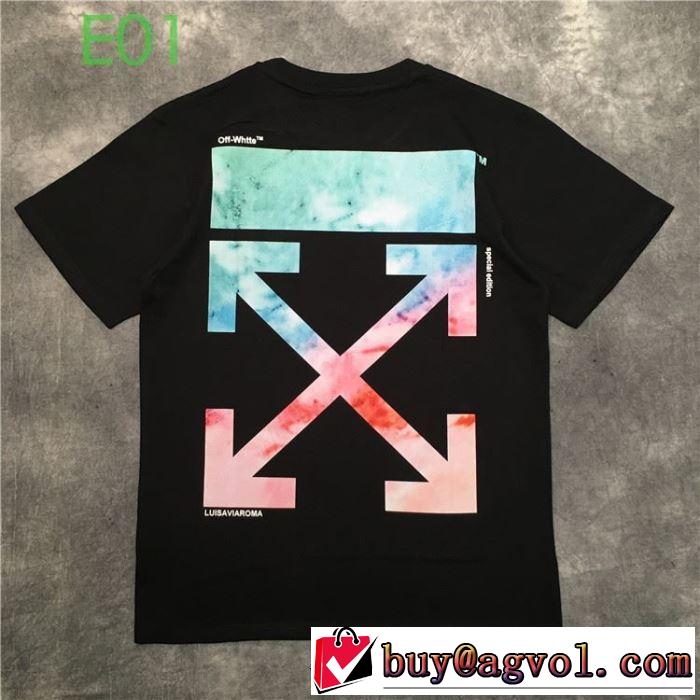 半袖/Tシャツ 2色可選 20新作ですOff-White 普段見ないデザインばかり オフホワイト  海外でも大人気