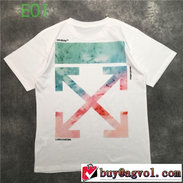 半袖/Tシャツ 2色可選 20新作ですOff-White 普段見ないデザインばかり オフホワイト  海外でも大人気