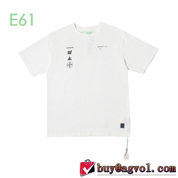 今季の主力おすすめ 2色可選 2020年春限定Off-White オフホワイト人気が継続中 半袖/Tシャツ