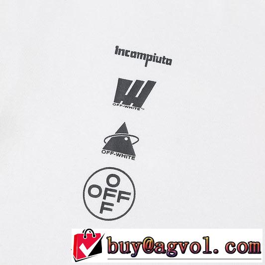 今季の主力おすすめ 2色可選 2020年春限定Off-White オフホワイト人気が継続中 半袖/Tシャツ