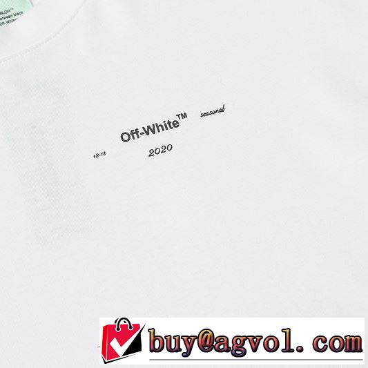 今季の主力おすすめ 2色可選 2020年春限定Off-White オフホワイト人気が継続中 半袖/Tシャツ