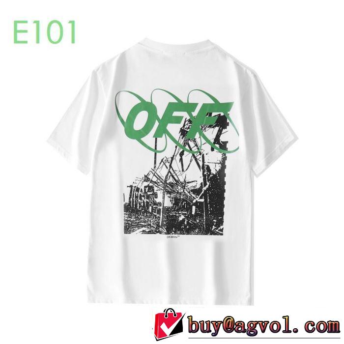 20SSトレンド 2色可選 オフホワイト 半袖/TシャツOff-White 春夏コレクション新品