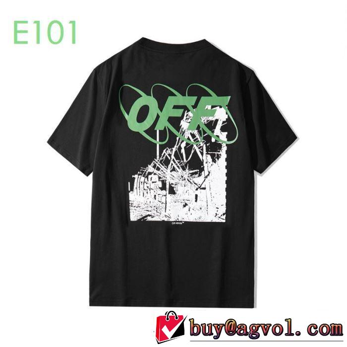 20SSトレンド 2色可選 オフホワイト 半袖/TシャツOff-White 春夏コレクション新品