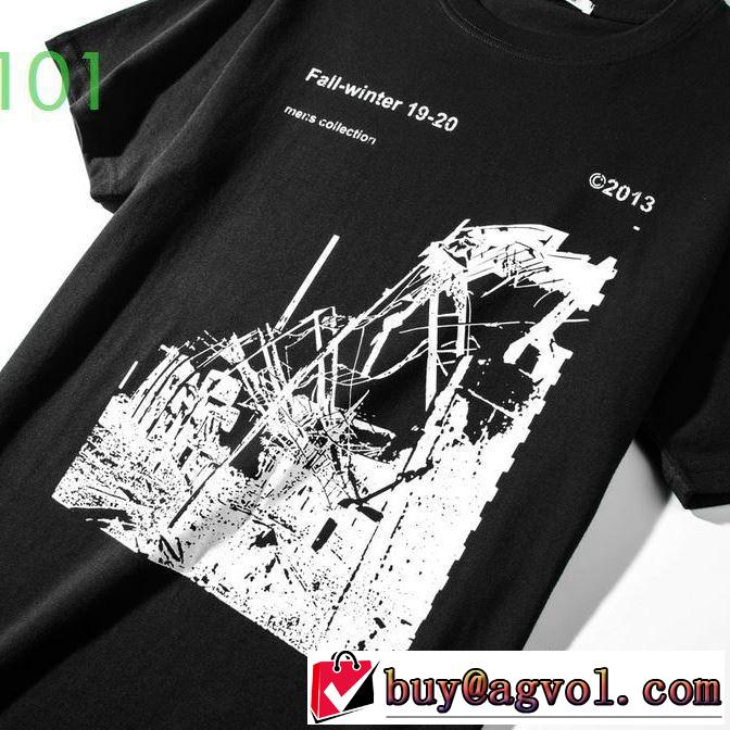 20SSトレンド 2色可選 オフホワイト 半袖/TシャツOff-White 春夏コレクション新品