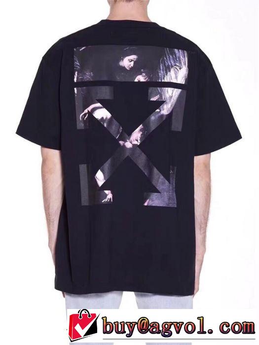 3色可選高級感のある素材 Off-White オフホワイト 今回注目する半袖/Tシャツ 2020SS人気