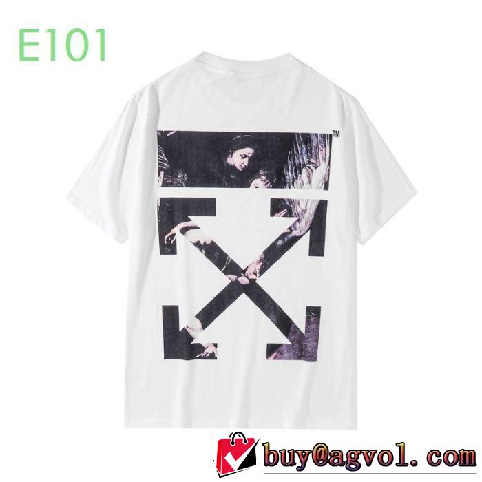 3色可選高級感のある素材 Off-White オフホワイト 今回注目する半袖/Tシャツ 2020SS人気