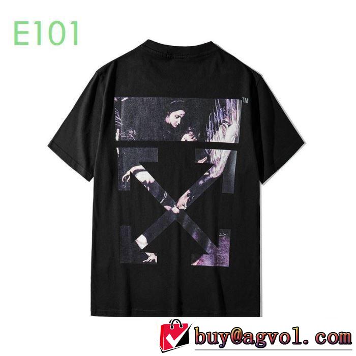 3色可選高級感のある素材 Off-White オフホワイト 今回注目する半袖/Tシャツ 2020SS人気
