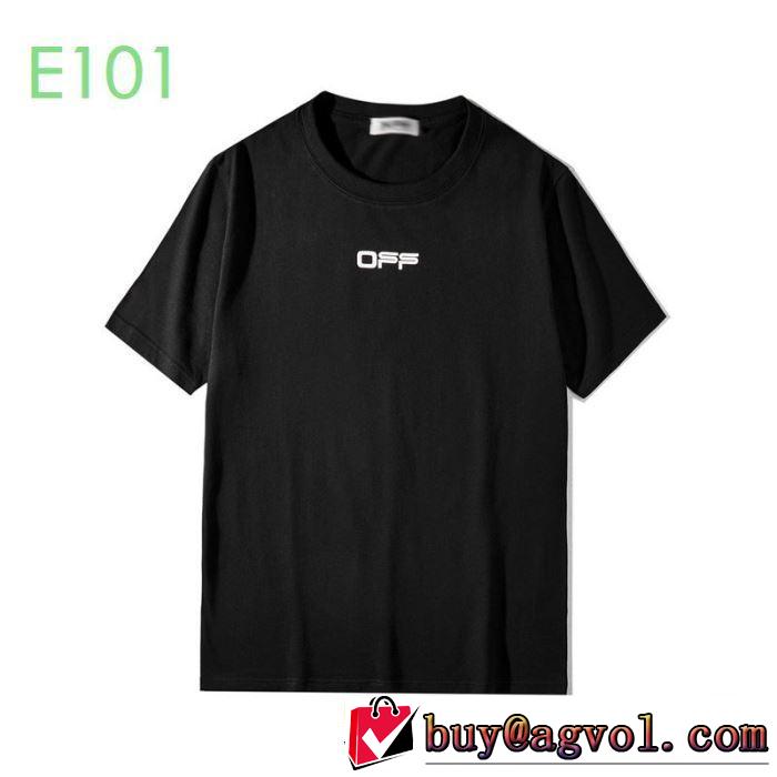3色可選高級感のある素材 Off-White オフホワイト 今回注目する半袖/Tシャツ 2020SS人気