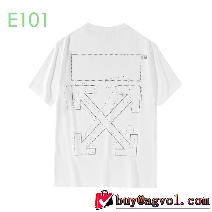 オフホワイト 2色可選 Off-White 2020SS人気 エレガントな雰囲気 半袖/Tシャツ 海外限定ライン