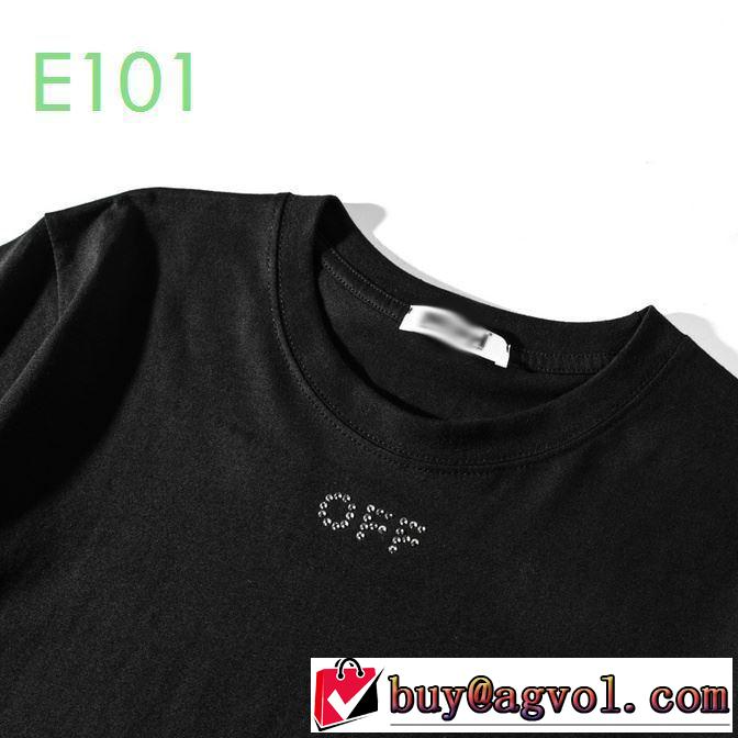 オフホワイト 2色可選 Off-White 2020SS人気 エレガントな雰囲気 半袖/Tシャツ 海外限定ライン