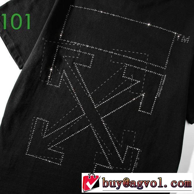 オフホワイト 2色可選 Off-White 2020SS人気 エレガントな雰囲気 半袖/Tシャツ 海外限定ライン