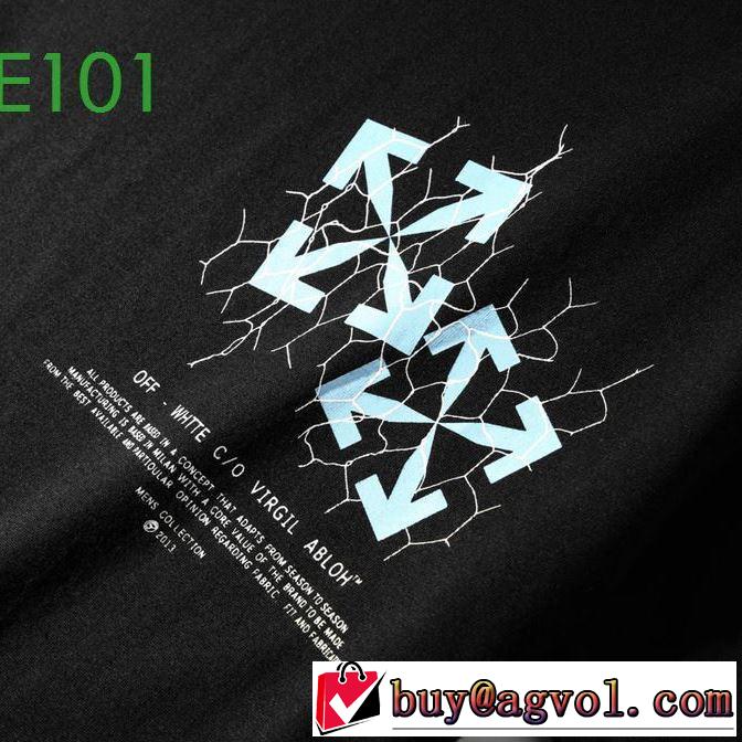2色可選今季の主力おすすめ Off-White素敵なアイテム オフホワイト 半袖/Tシャツ 価格帯が低い