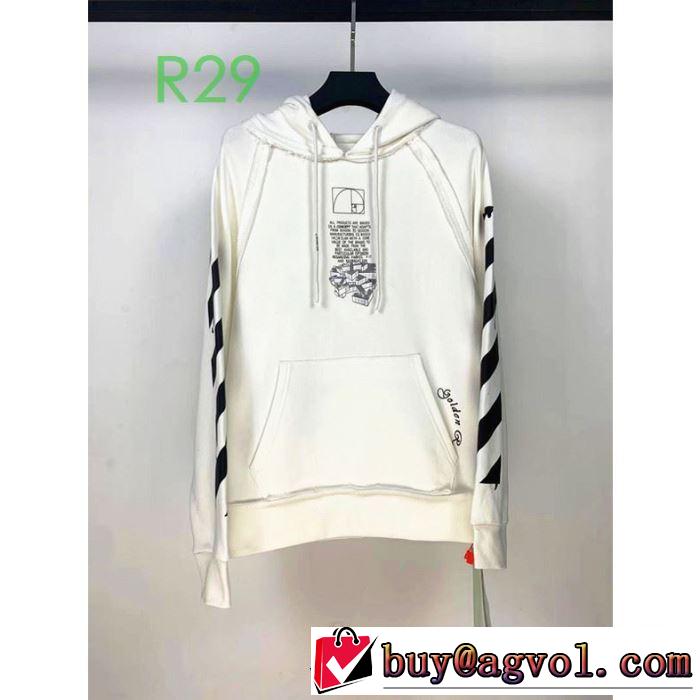 2020年春夏コレクション 3色可選 Off-White オフホワイト パーカー 使いやすい新品