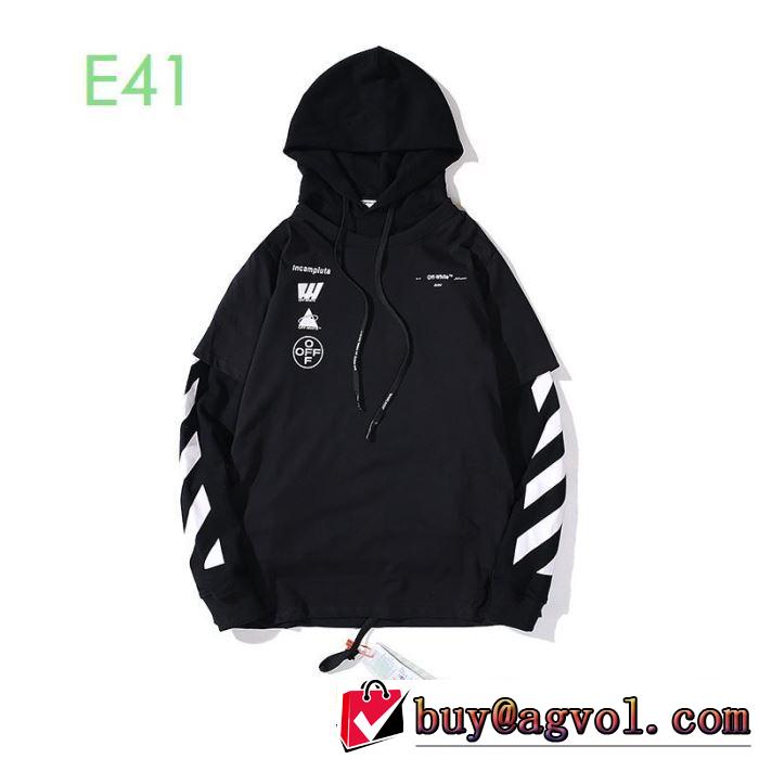 20SSトレンド Off-White 限定色がお目見え オフホワイト パーカー お値段もお求めやすい