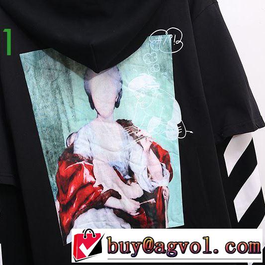 20SSトレンド Off-White 限定色がお目見え オフホワイト パーカー お値段もお求めやすい