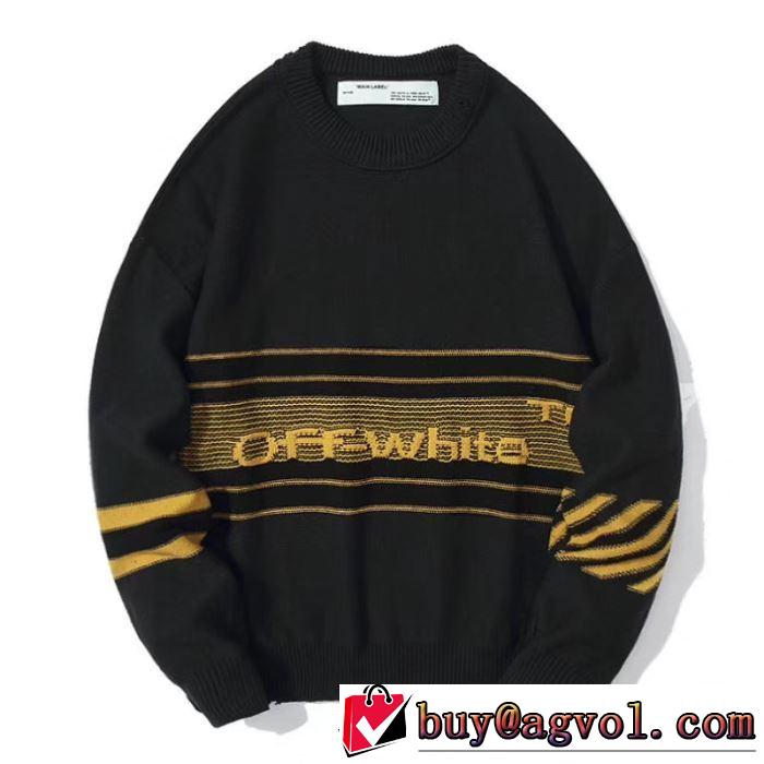 20新作です 2色可選 Off-White オフホワイト絶対に見逃せない ニットウェア 海外限定ライン