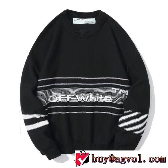 20新作です 2色可選 Off-White オフホワイト絶対に見逃せない ニットウェア 海外限定ライン