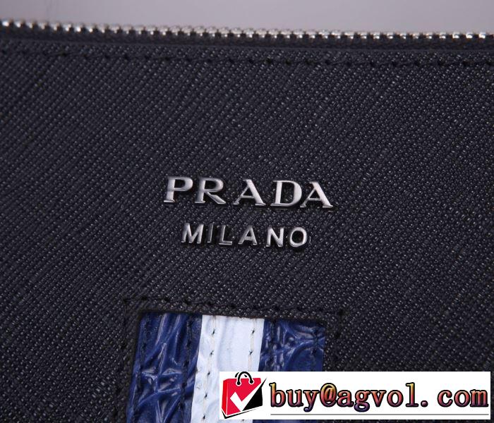 大人気柄 プラダ PRADA 価格帯が低い ビジネスバッグ 非常にシンプルなデザインな