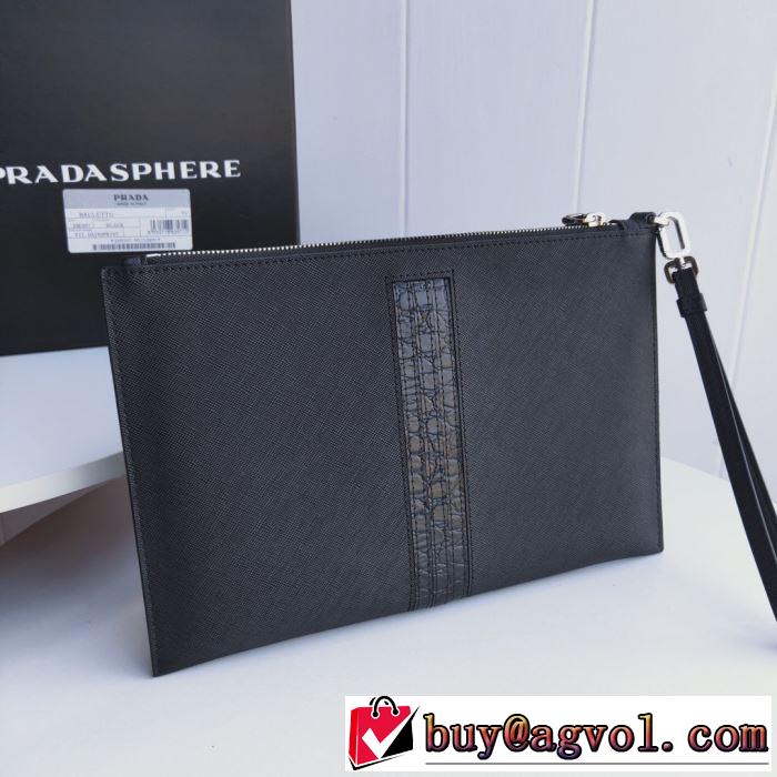 多色可選 破格値 プラダ 普段のファッション PRADA ポーチ  大人気のブランドの新作