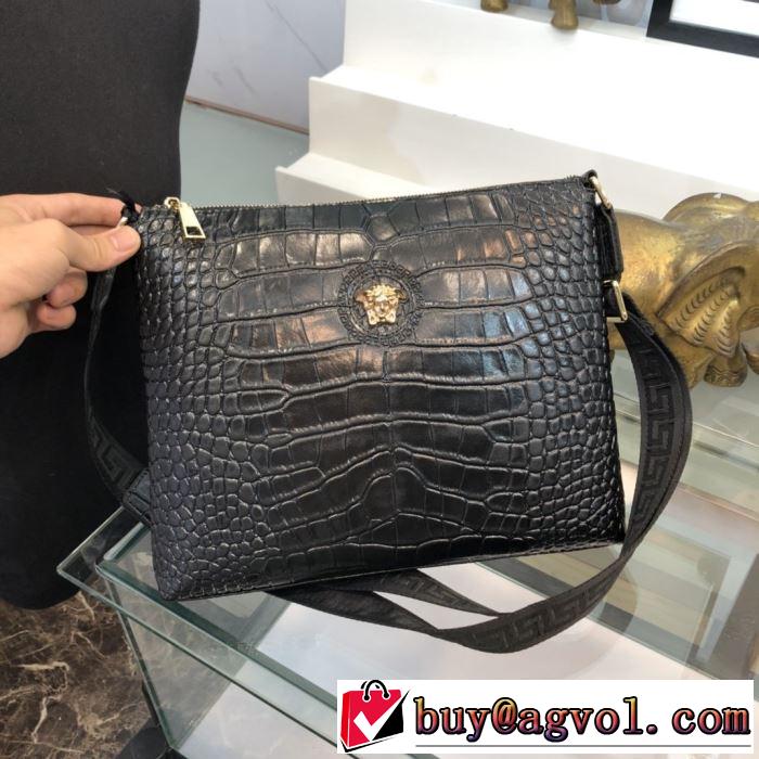 VIP価格ヴェルサーチ ショルダーバッグ VERSACE ビジネスファション 2020人気ランキング出勤用 耐久性も抜群 限定品