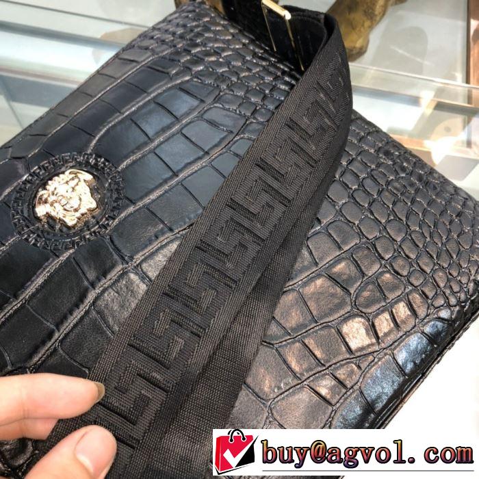 VIP価格ヴェルサーチ ショルダーバッグ VERSACE ビジネスファション 2020人気ランキング出勤用 耐久性も抜群 限定品