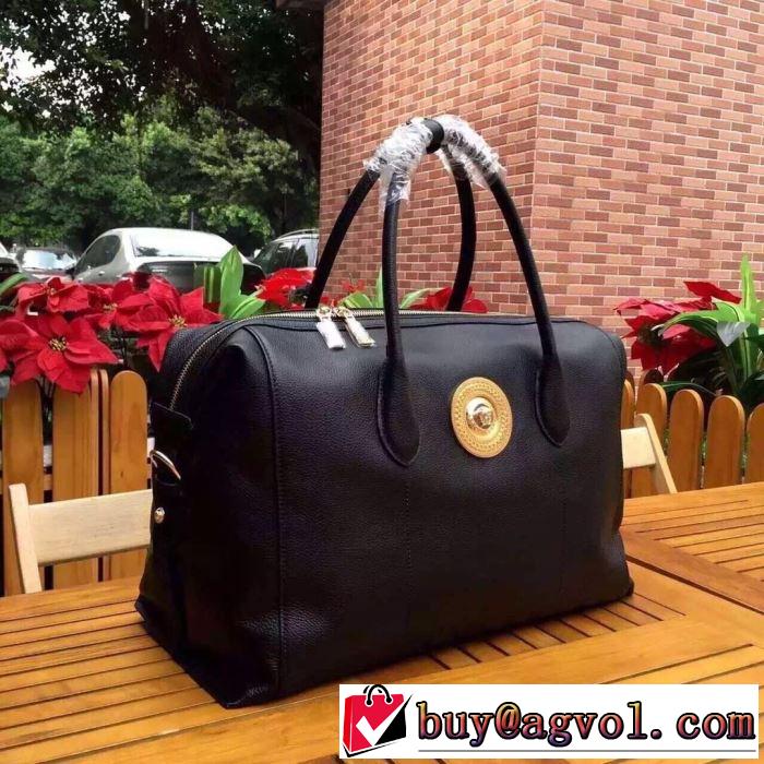 2020新しいモデル VERSACE コピー ヴェルサーチ メデューサ バッグ 激安 A4サイズ 収納可 ミニボストンバッグ