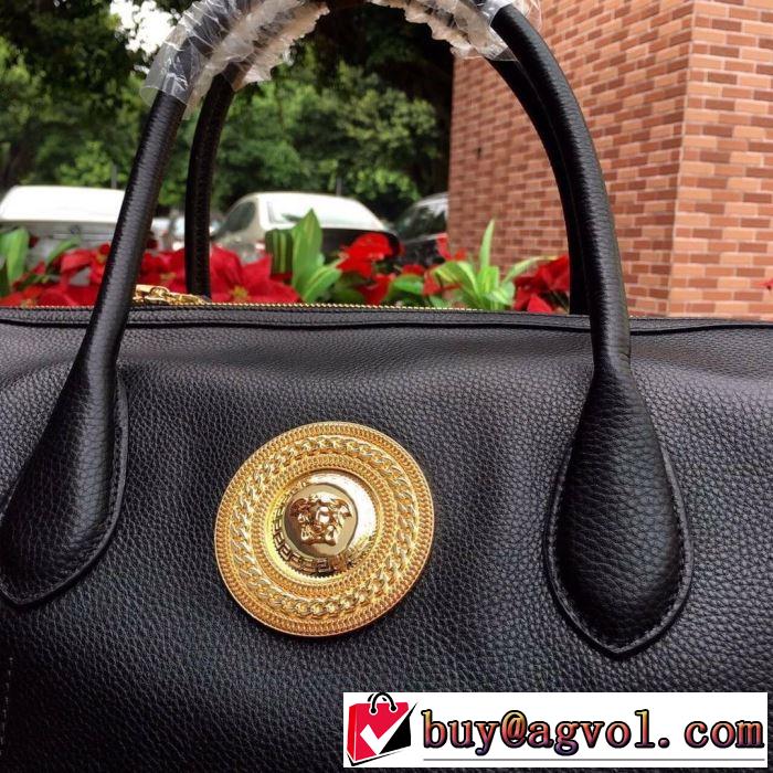 2020新しいモデル VERSACE コピー ヴェルサーチ メデューサ バッグ 激安 A4サイズ 収納可 ミニボストンバッグ