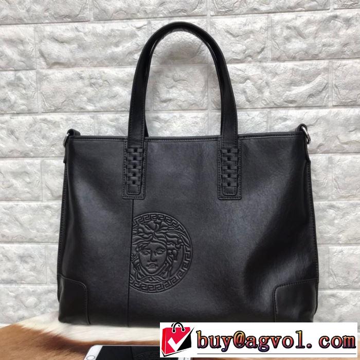2020SS数量限定ヴェルサーチ ビジネスバッグ 激安 VERSACE PALAZZO LAPTOP CASE A4サイズ通勤バッグ 一目惚れ